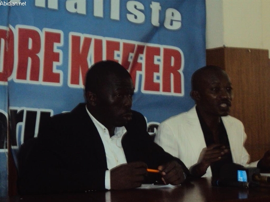 6 ans après la disparition de Guy-André Kieffer, Baudelaire Mieu (Pdt du Collectif ivoirien 